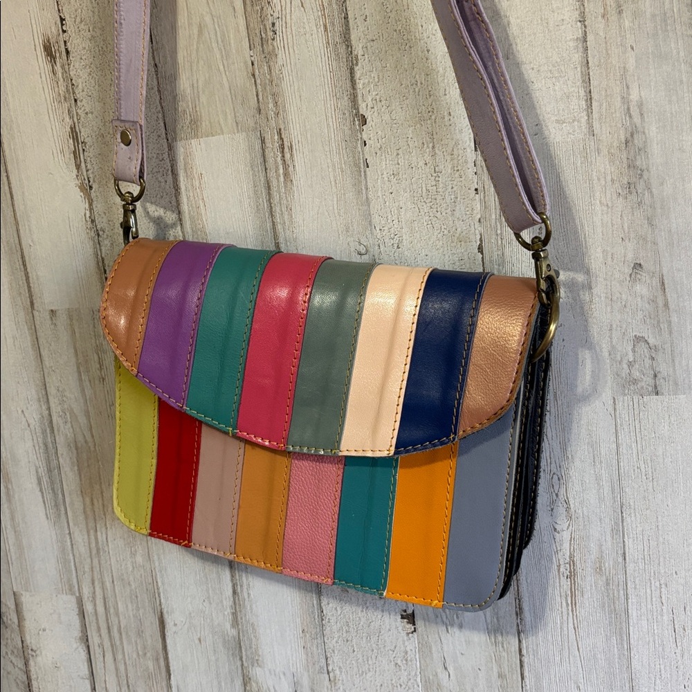 Colorful‎ Striped Women's Bag